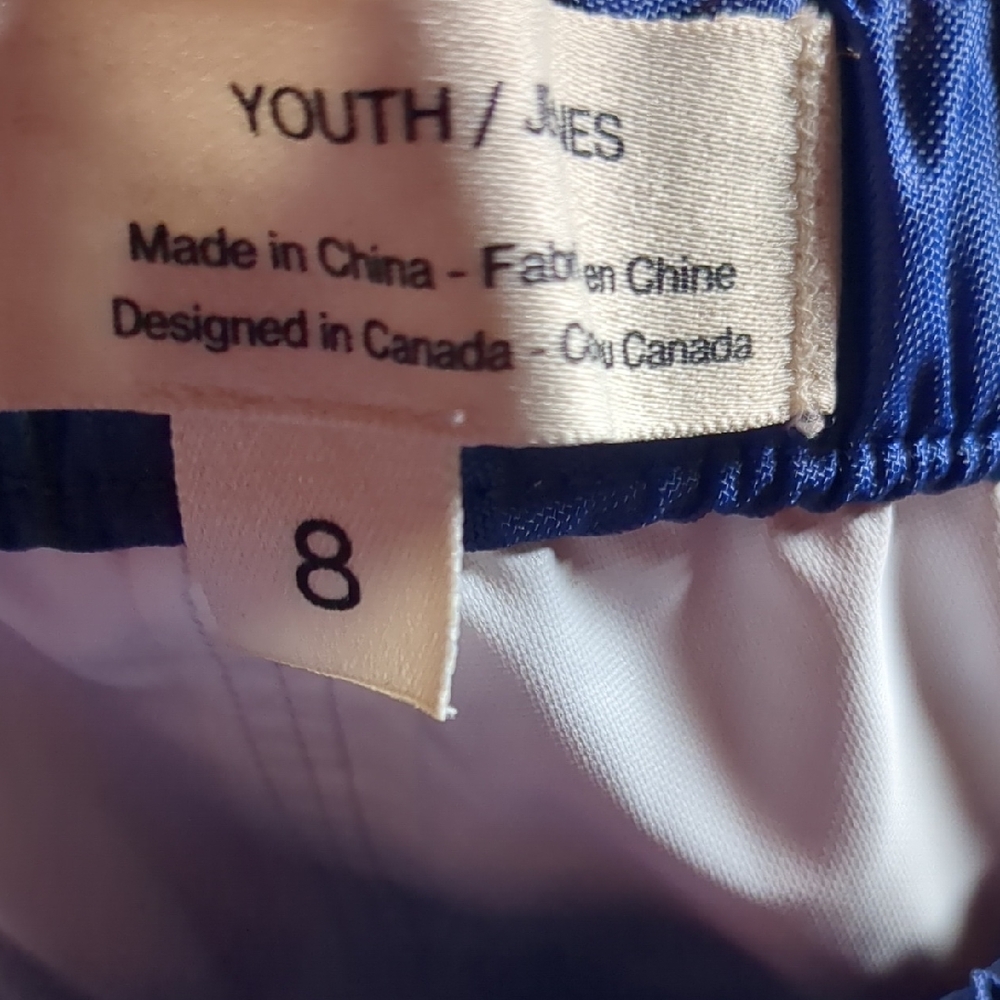 MEC Rain Pants Blue Youth 8